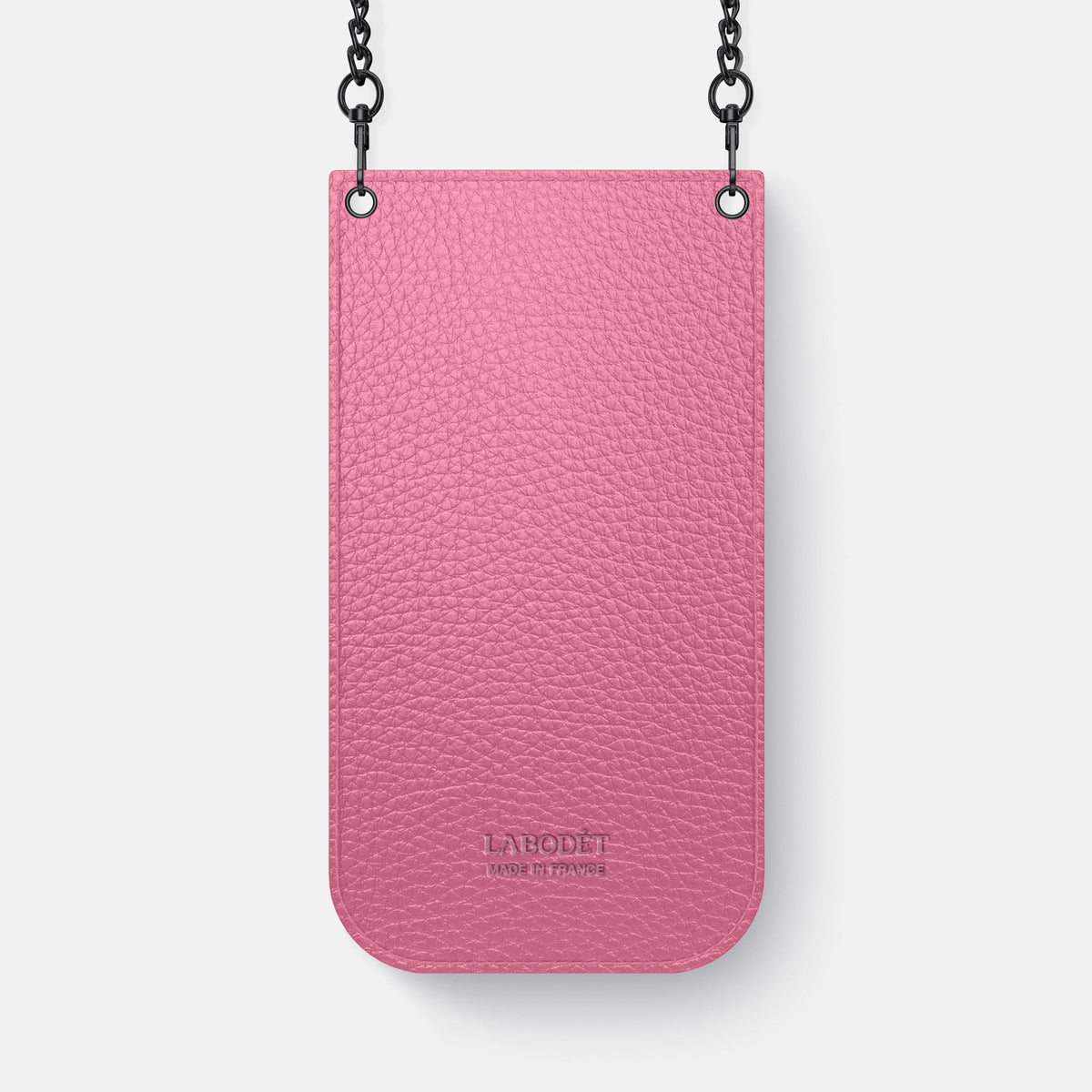 Crossbody Bag For iPhone 18 Pro Max In Calf -3 | Pink-Black