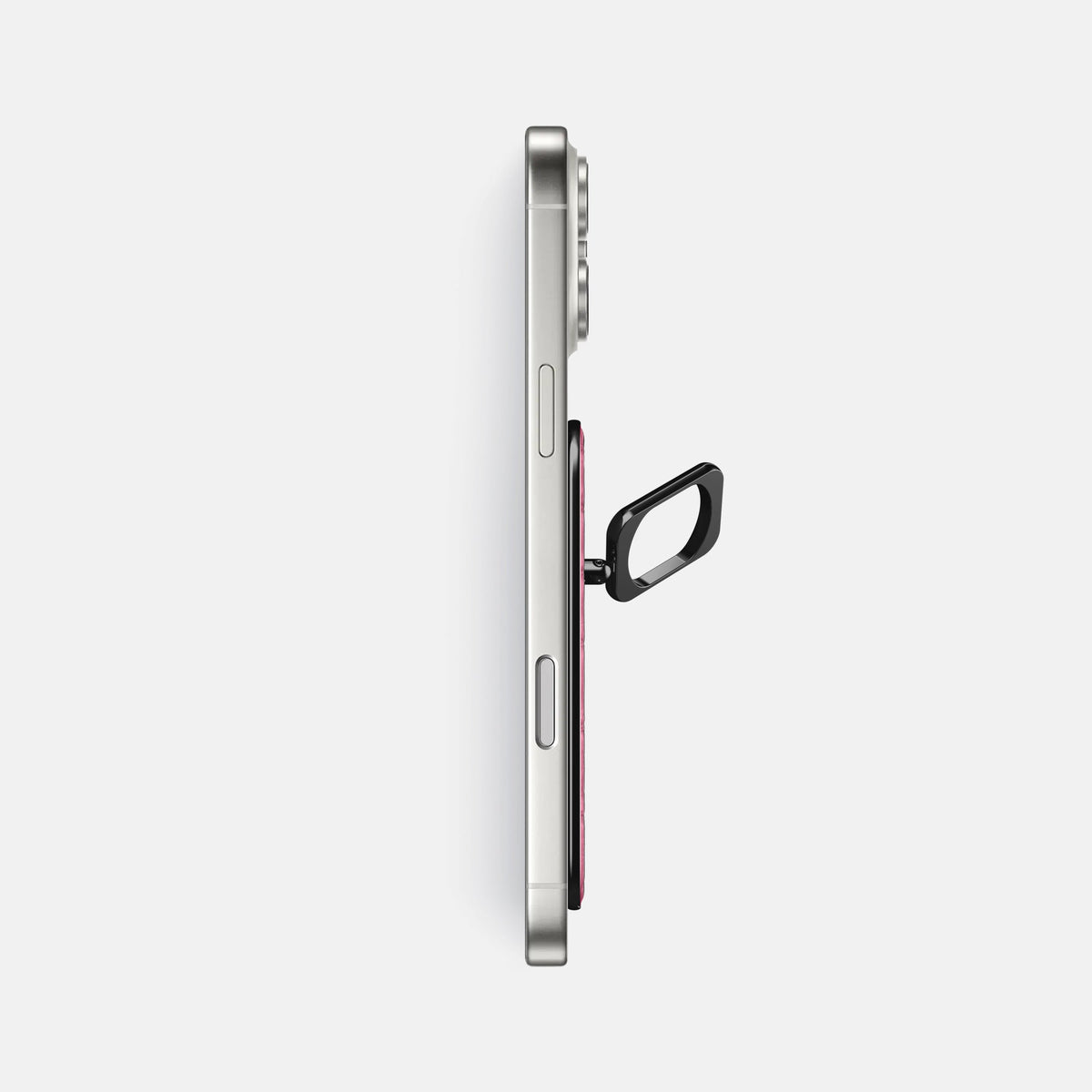 MagSafe Ring For iPhone 18 Pro Max In Calf -3 | Pink-Black