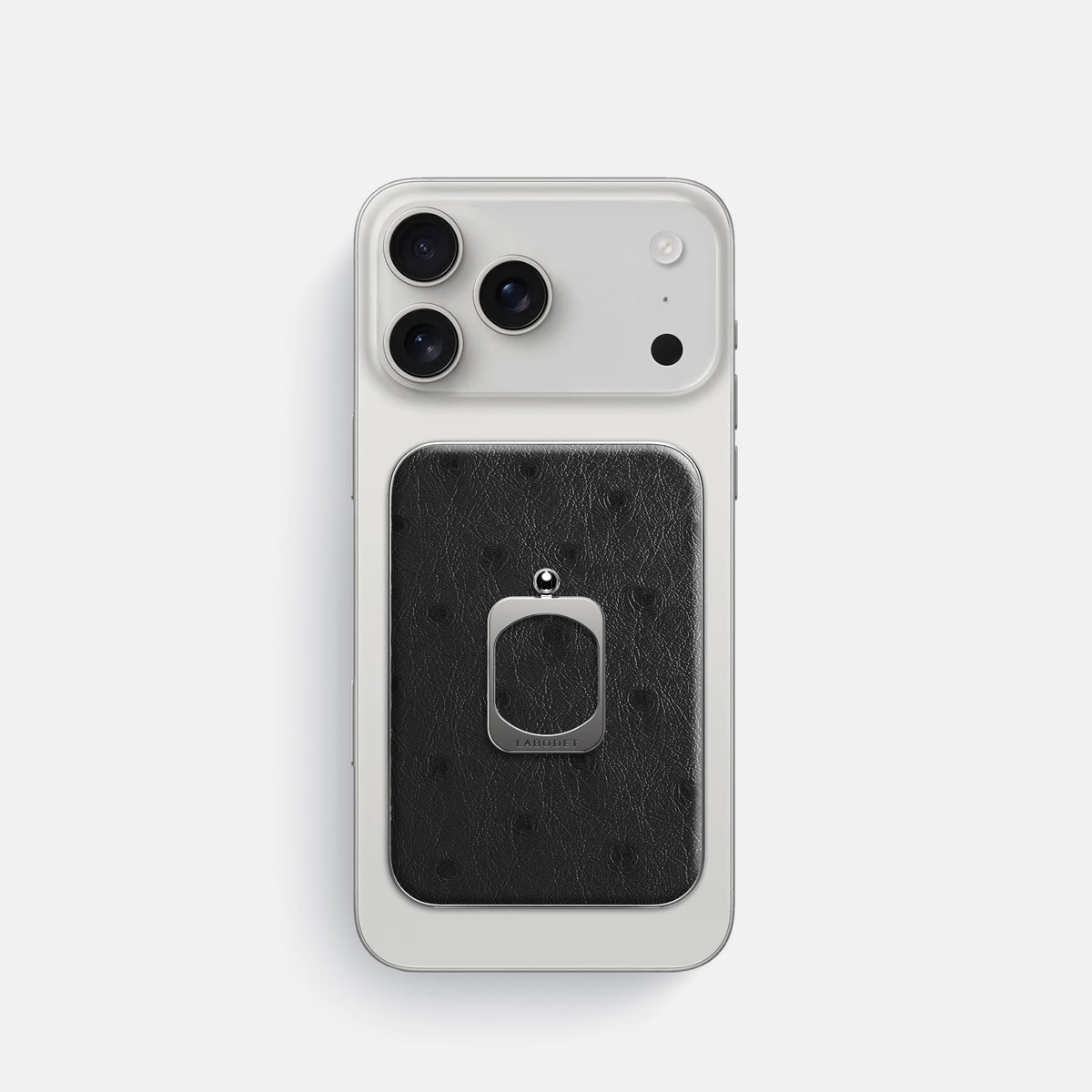 MagSafe Ring For iPhone 17 Pro In Ostrich -2 | Black-Steel