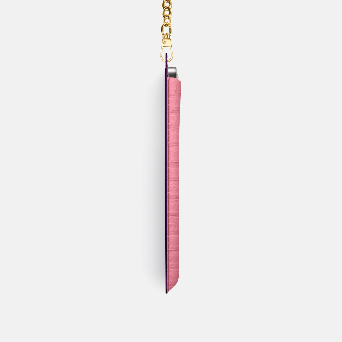 Crossbody Bag For iPhone 17 Pro In Python -4 | Pink-Gold