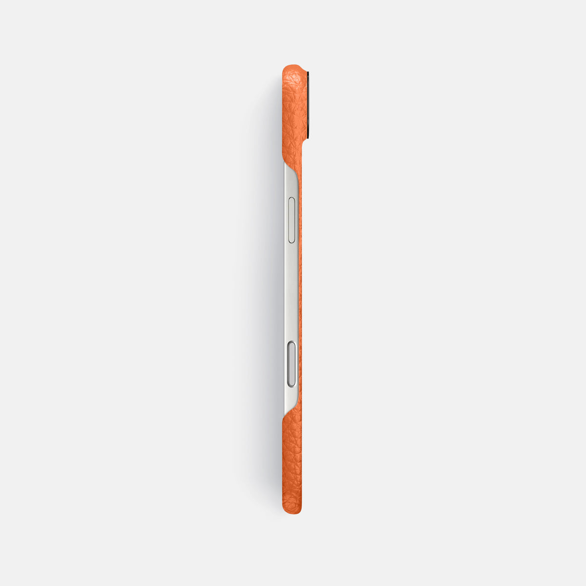 Classic Case For iPhone 17 Air In Calf -3 | Orange-Black