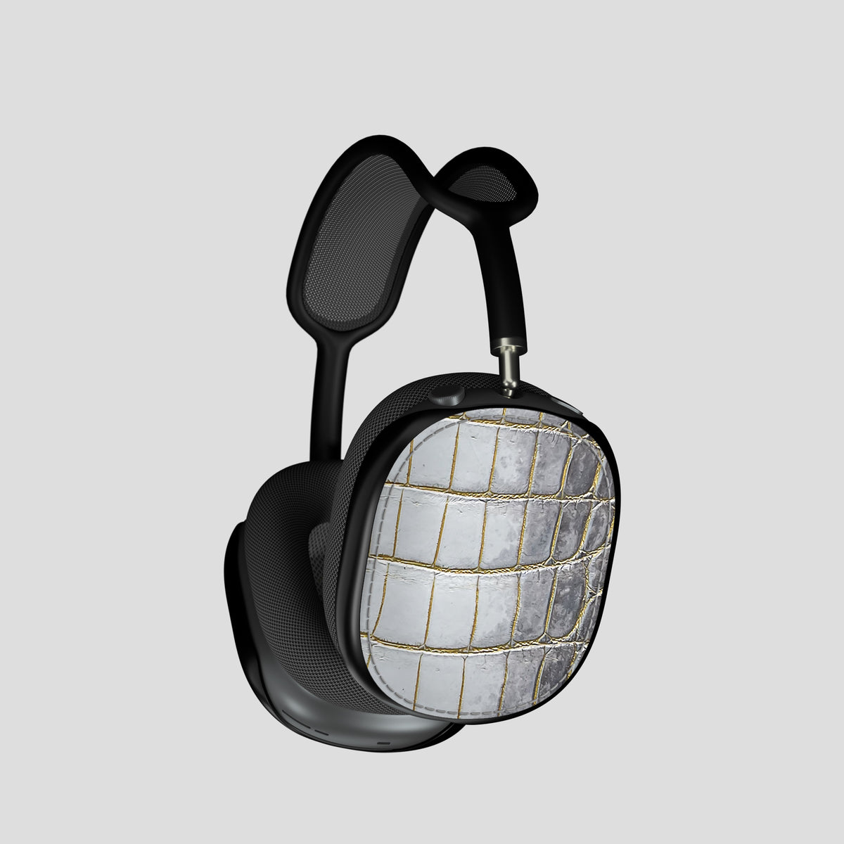 Shells For AirPods Max In Himalayan Crocodile -2 | Gold