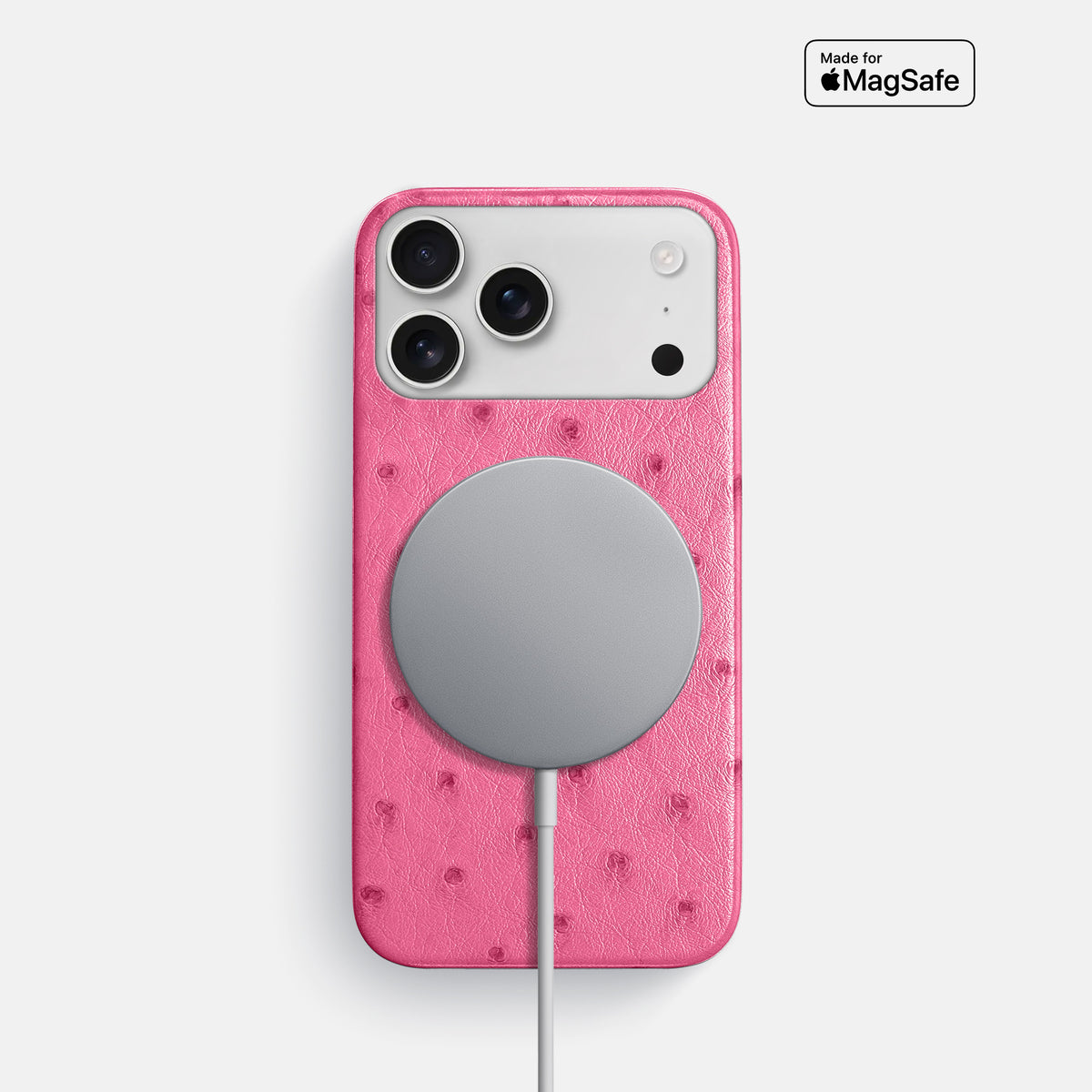 Slim Case For iPhone 17 Pro In Ostrich -5 | Pink