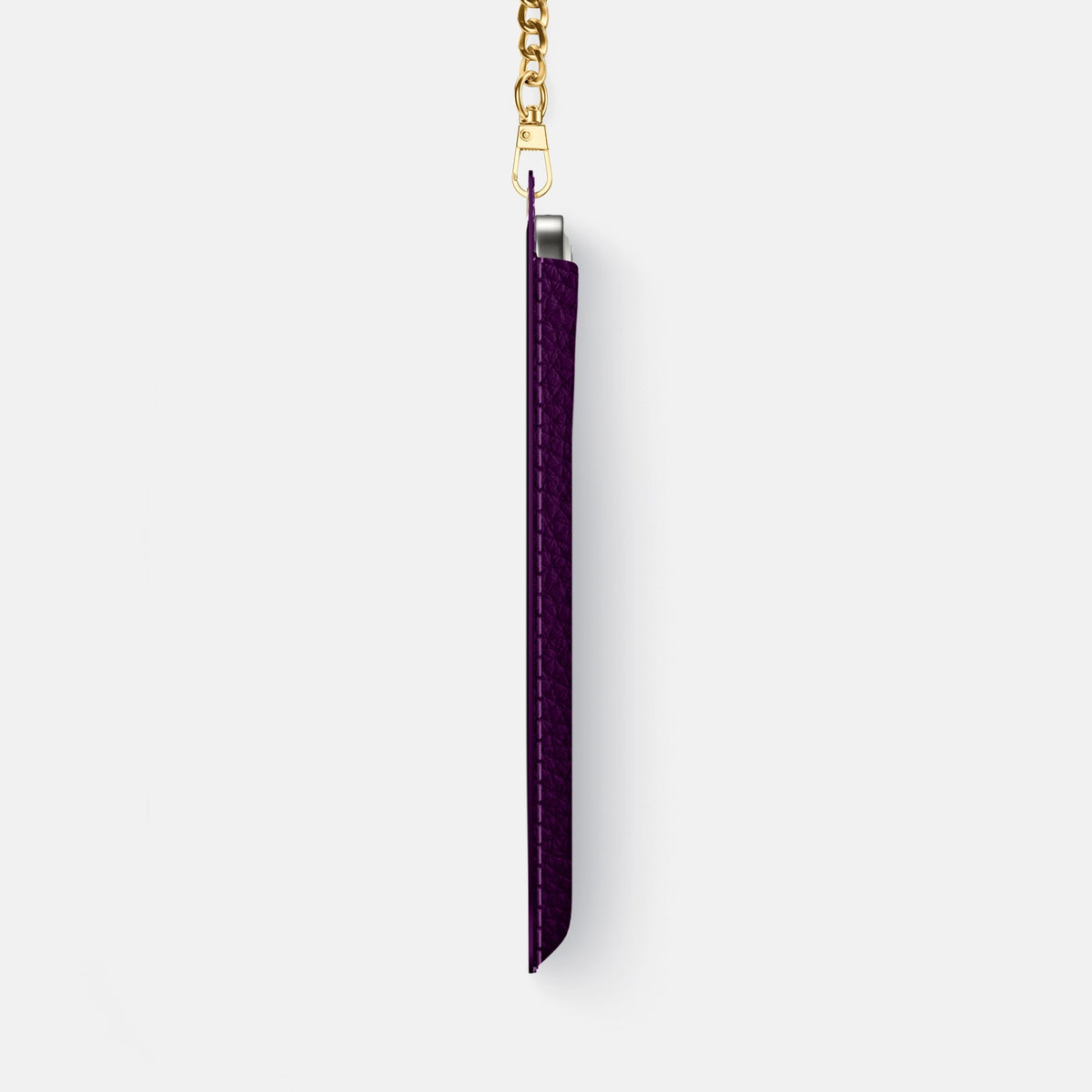Crossbody Bag For iPhone 18 Pro Max In Calf -4 | Violet-Gold