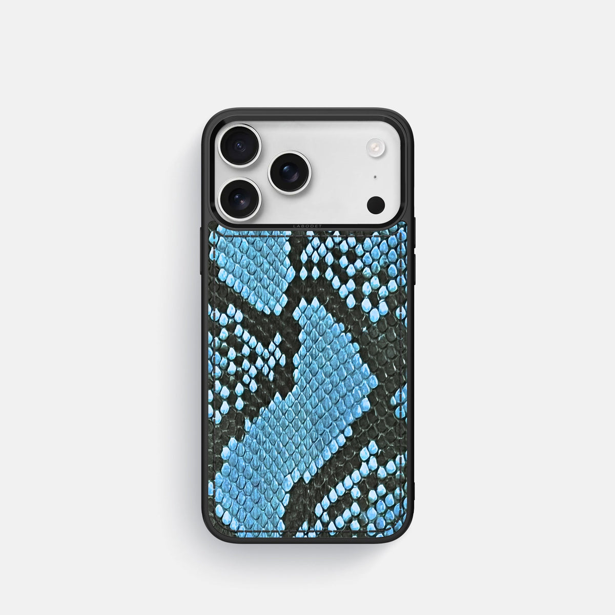 Sport Case For iPhone 18 Pro In Deluxe Python -1 | Pacific-Blue