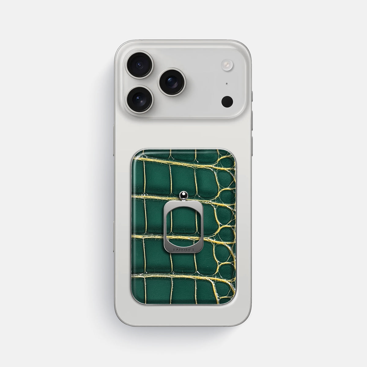 MagSafe Ring For iPhone 17 Pro Max In Patina Alligator -2 | Cambridge-Steel
