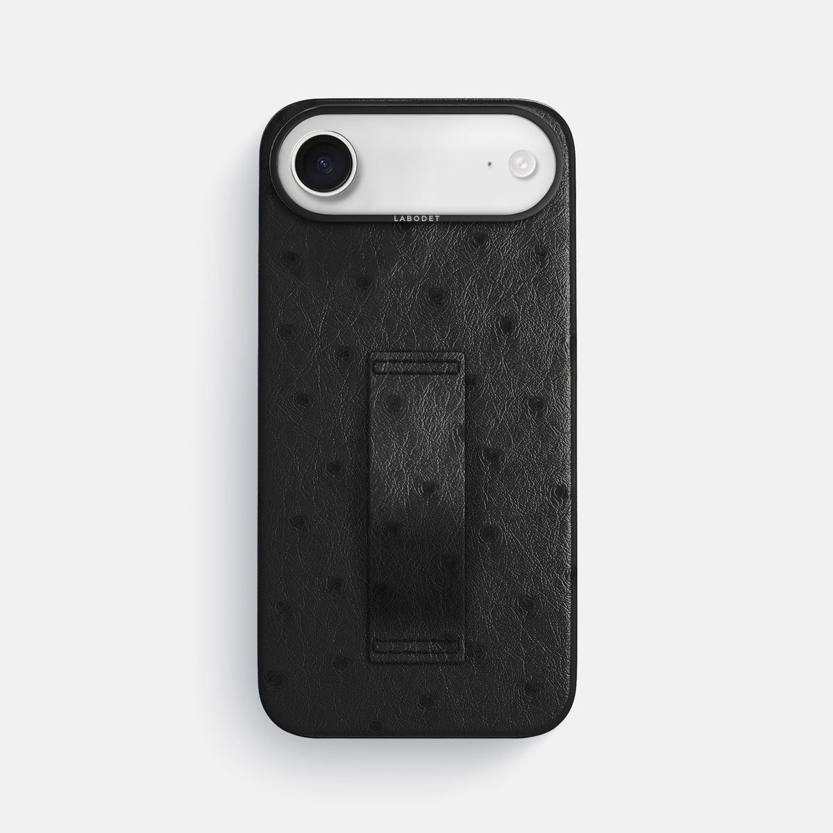 Finger Case For iPhone 17 Air In Ostrich -1 | Black-Black