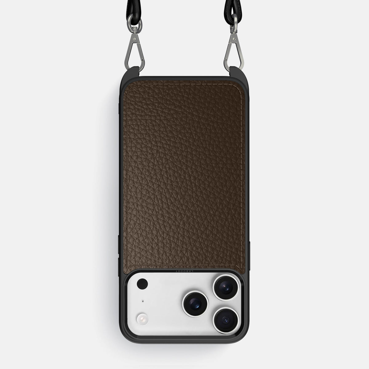 Crossbody Sport Case For iPhone 18 Pro Max In Calf -1 | Dark-Brown