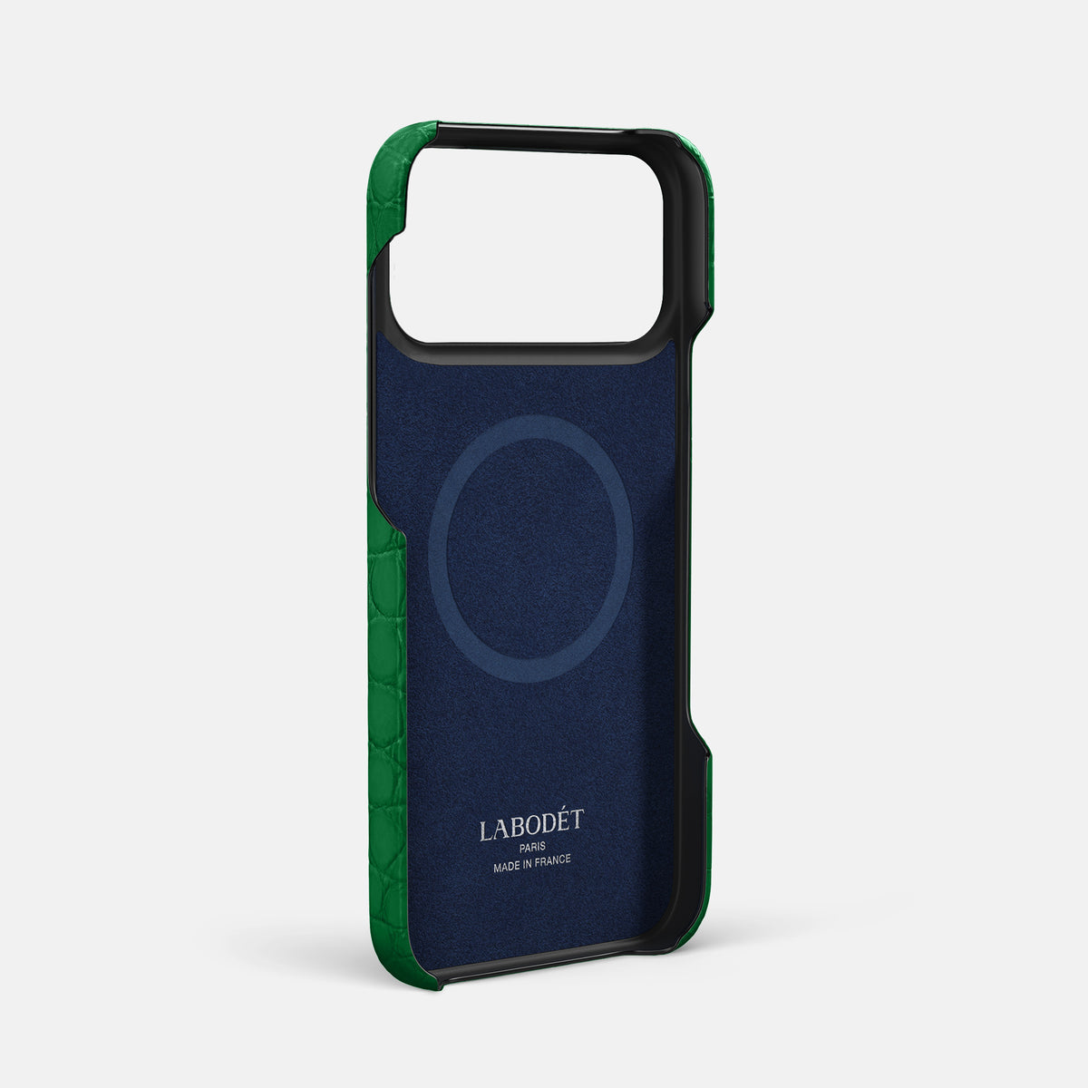 Slim Card Case For iPhone 17 Pro Max In Alligator -4 | Forest-Green