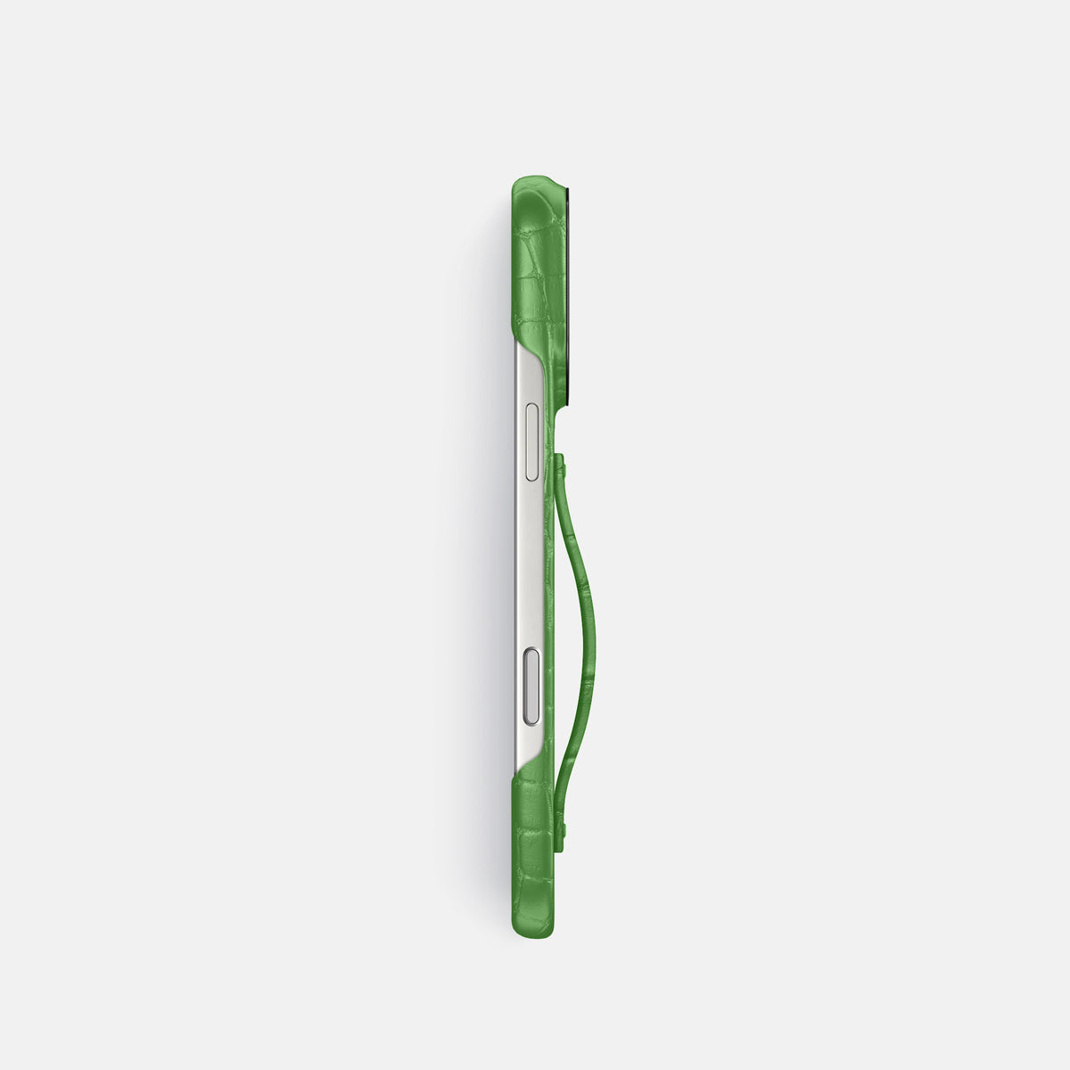 Finger Case For iPhone 17 Pro In Alligator -3 | Apple-Green-Black