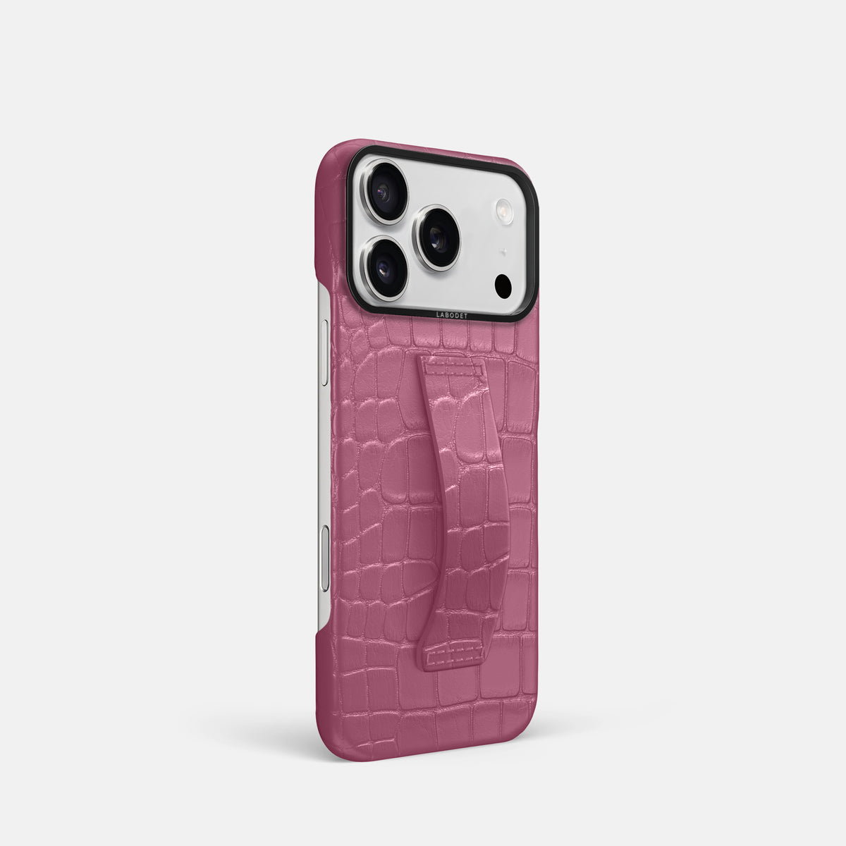 Finger Case For iPhone 17 Pro In Alligator -2 | Pink-Lagoon-Black