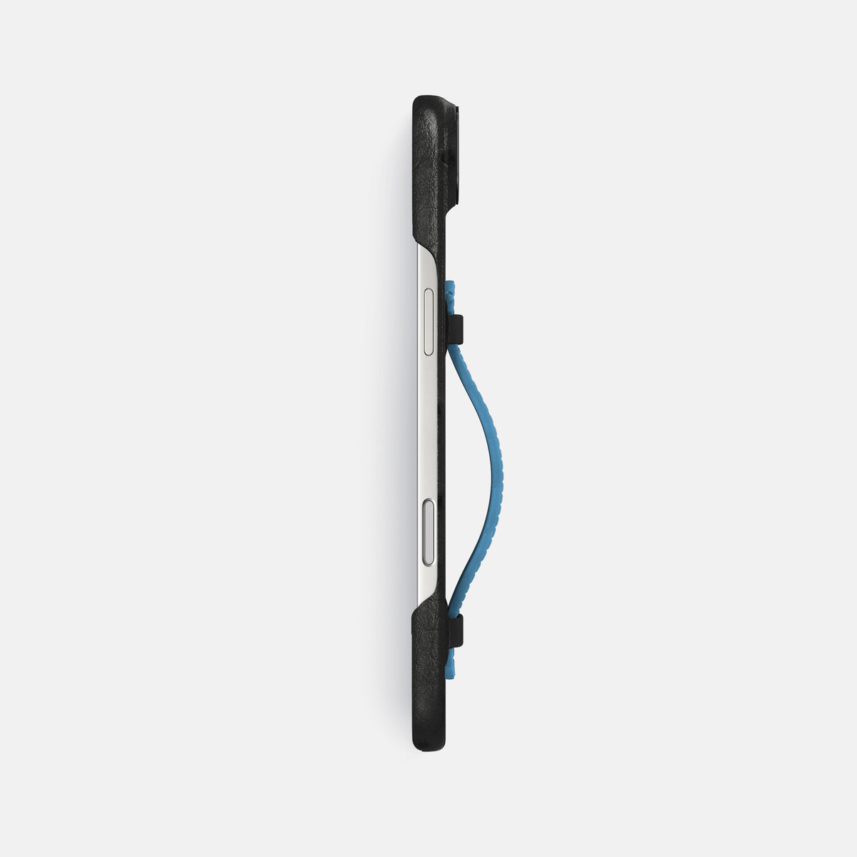 Center Handle Coloré For iPhone 17 Air In Ostrich -2 | Black-Black