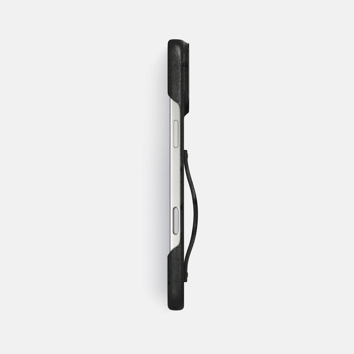 Finger Case For iPhone 17 Pro Max In Ostrich -3 | Black-Black