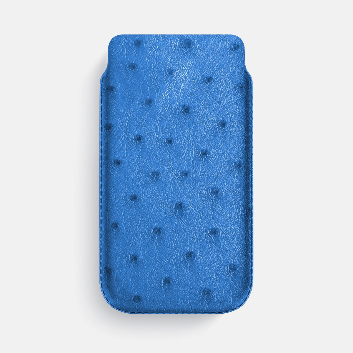 Pouch Case For iPhone 18 Pro Max In Ostrich -1 | Royal-Blue