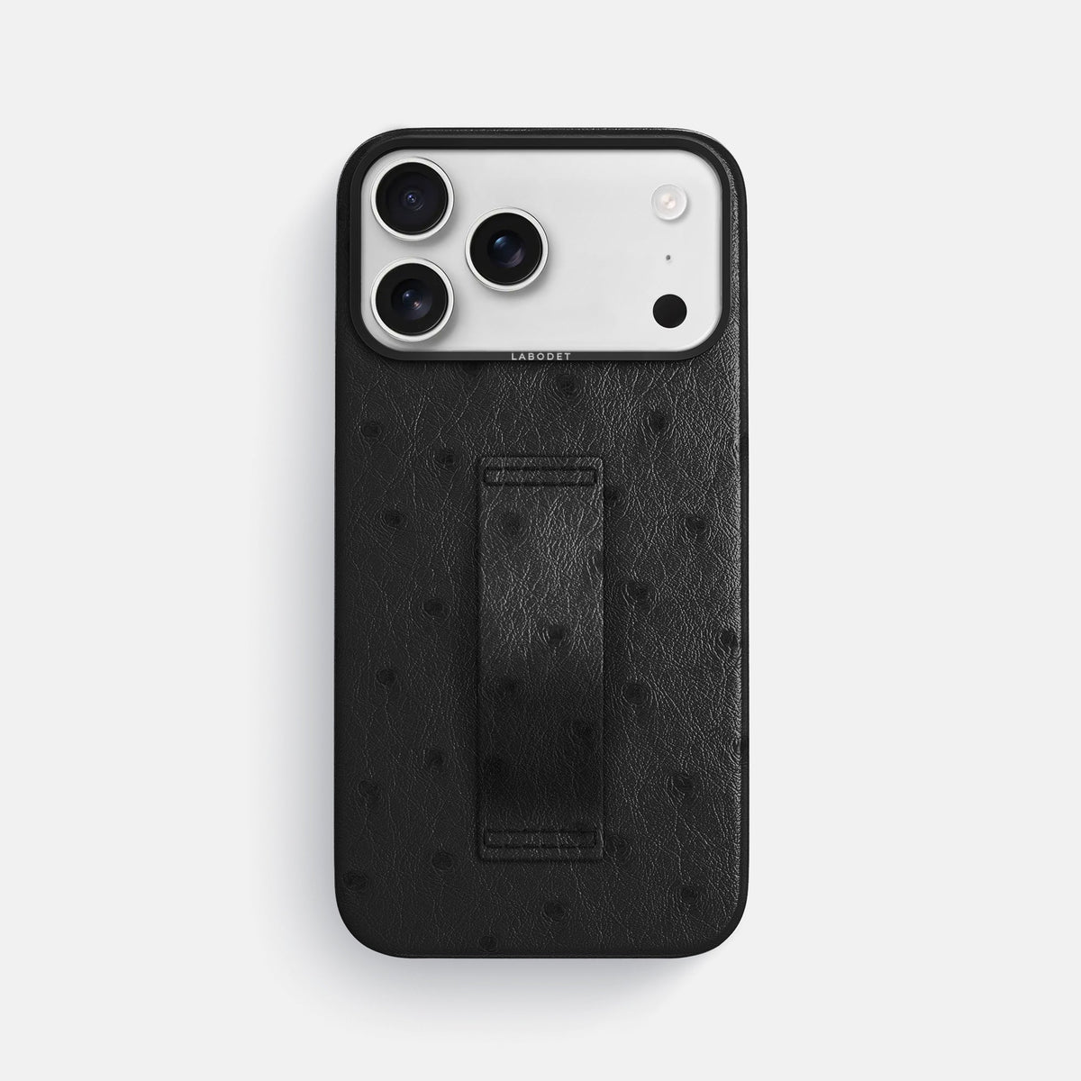 Finger Case For iPhone 18 Pro Max In Ostrich -1 | Black-Black