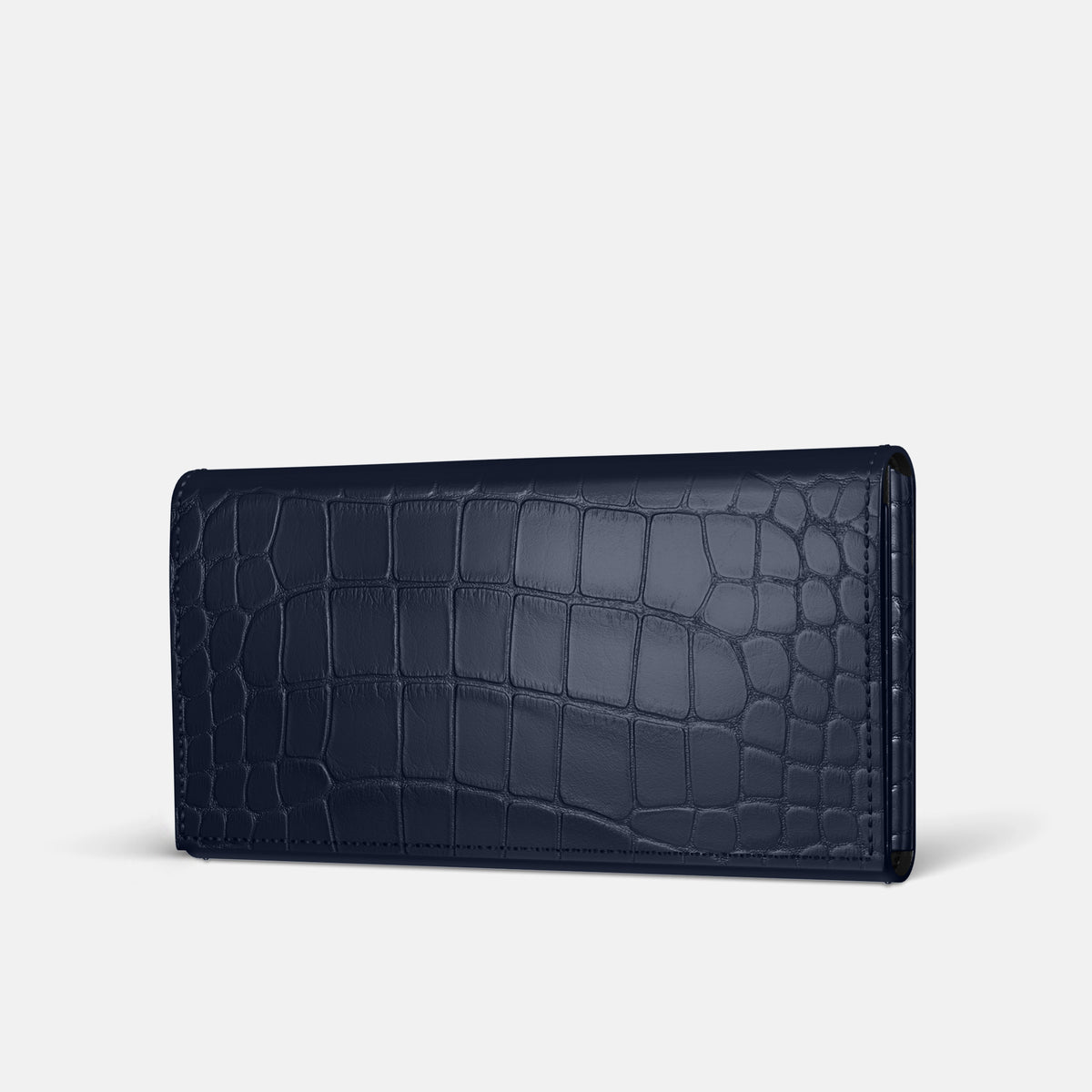 Wallet Case For iPhone 17 Air In Alligator -1 | Navy-Blue