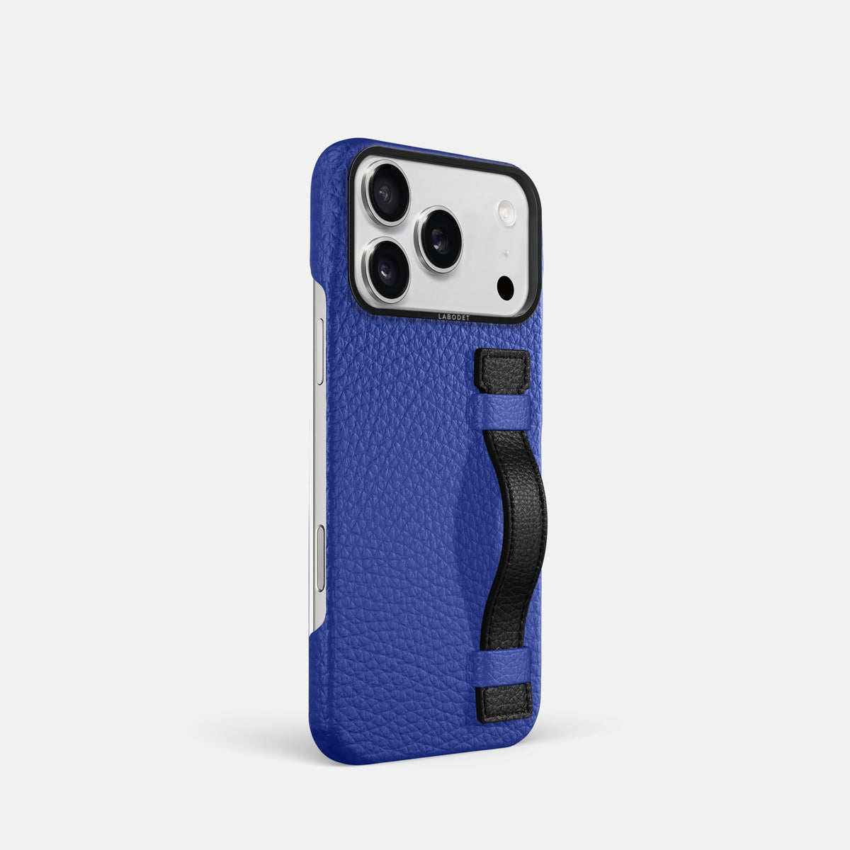 Handle Case Coloré For iPhone 18 Pro In Calf -2 | Royal-Blue-Black