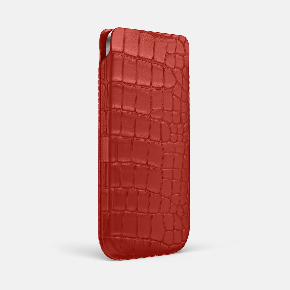 Pouch Case For iPhone 17 Air In Alligator -2 | Red