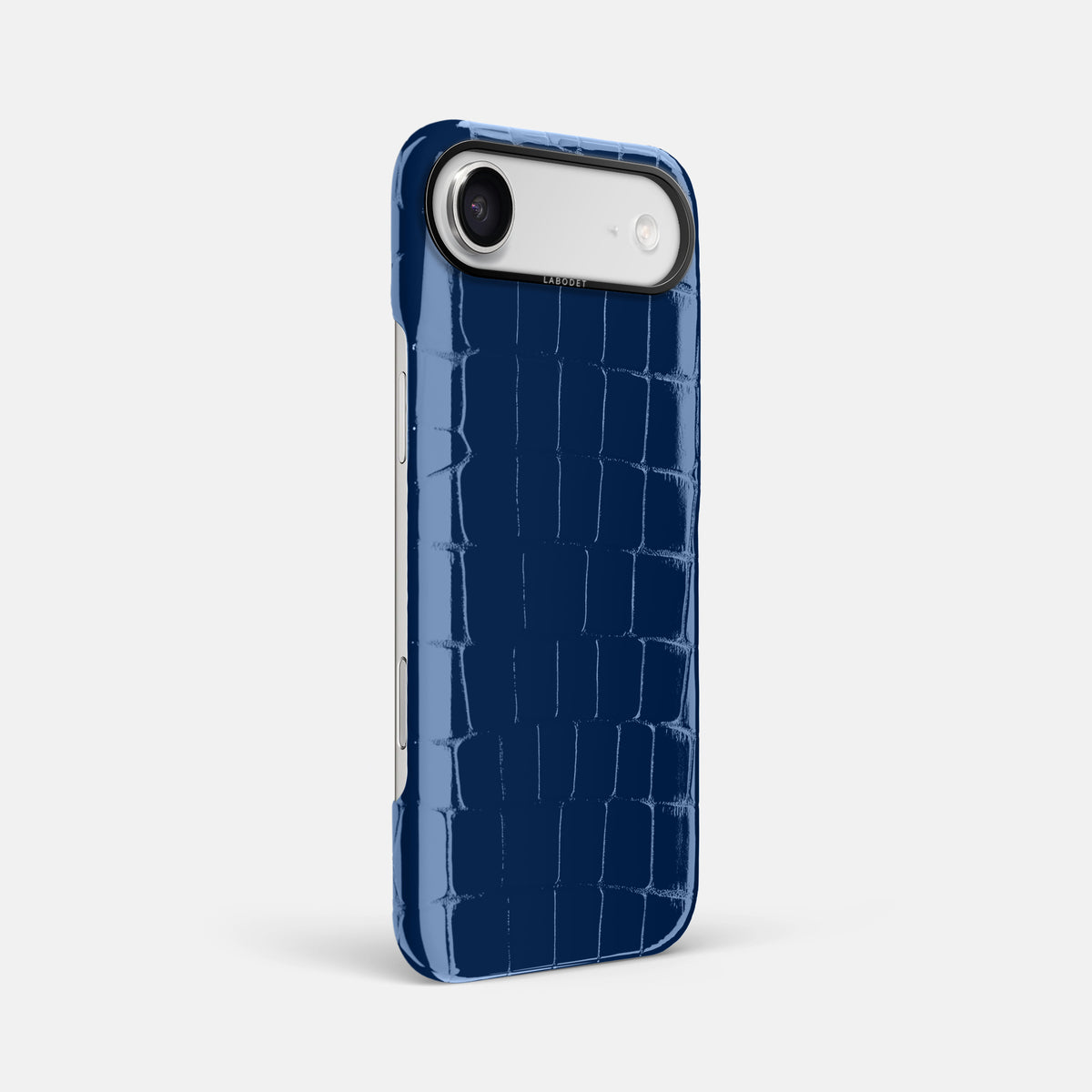 Classic Case For iPhone 17 Air In Shiny Alligator -2 | Mediterranean-Black