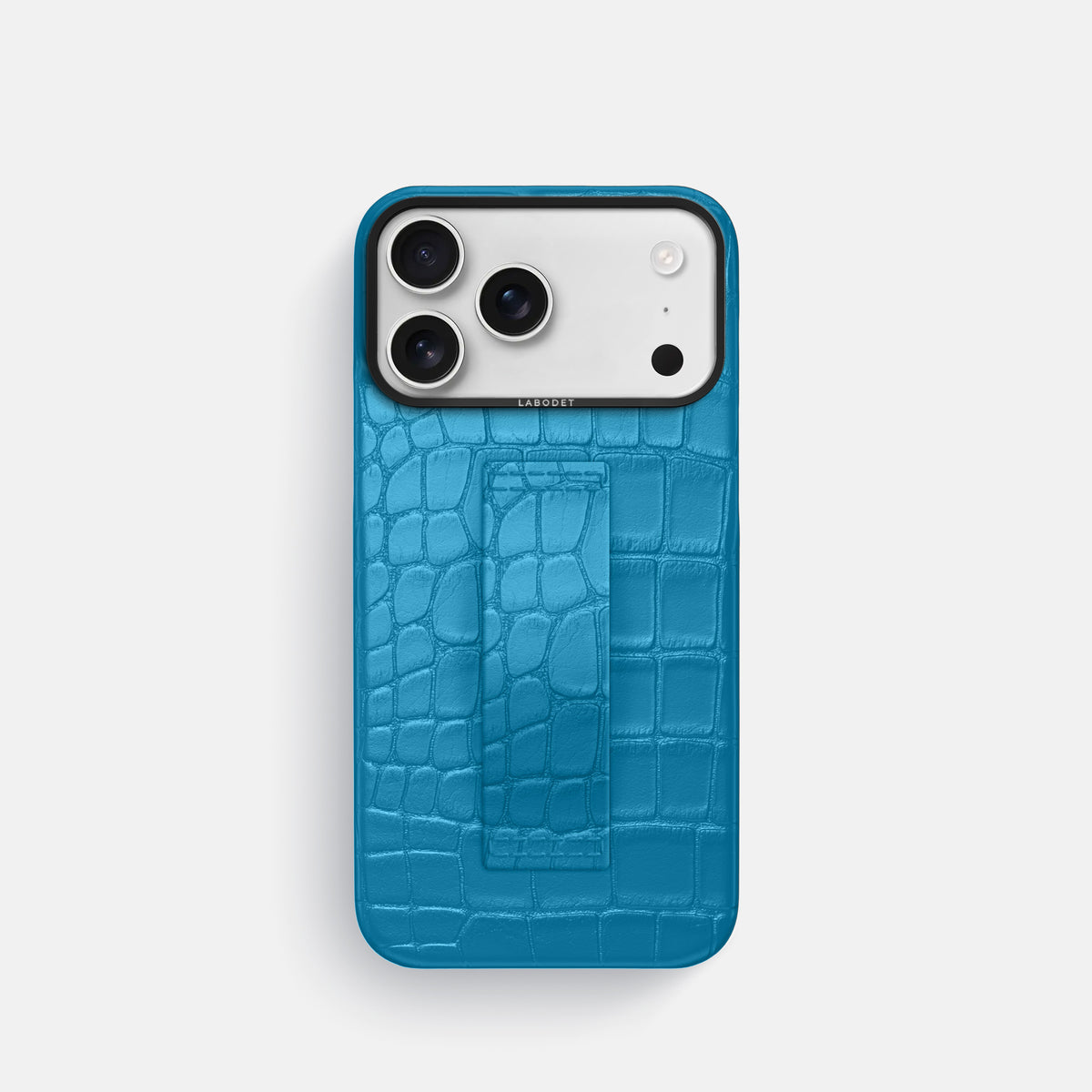 Finger Case For iPhone 17 Pro In Alligator -1 | Curaçao-Blue-Black
