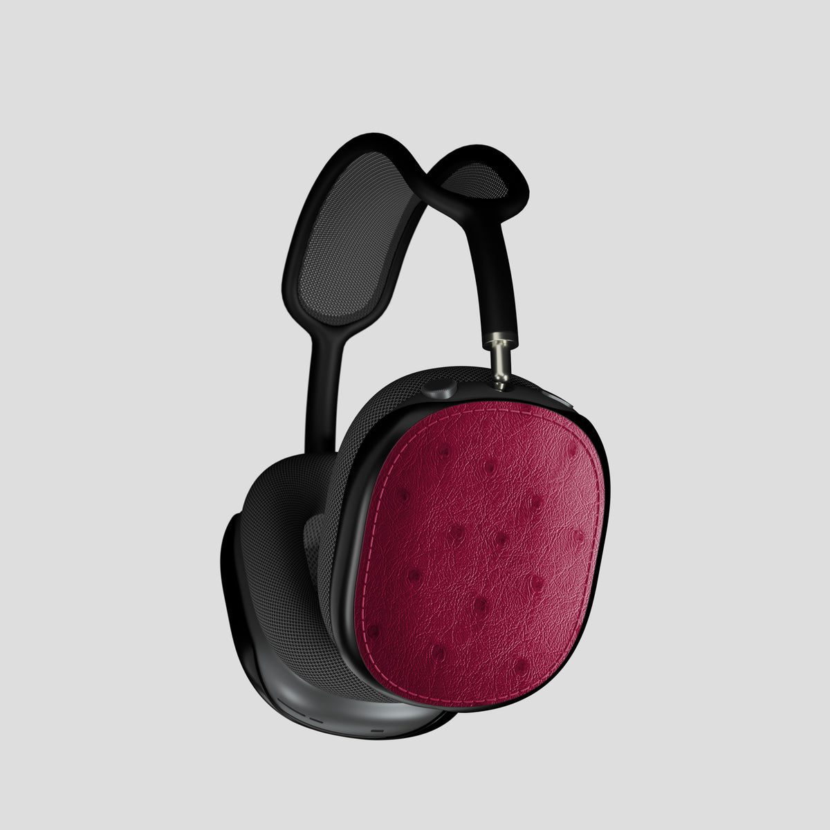 Shells For AirPods Max In Ostrich -2 | Bordeaux