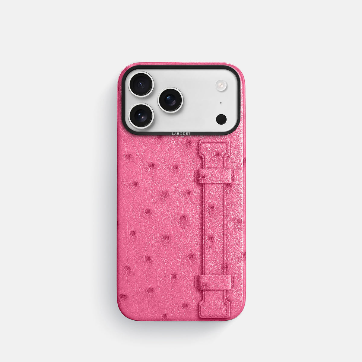 Handle Case For iPhone 17 Pro In Ostrich -1 | Pink-Black