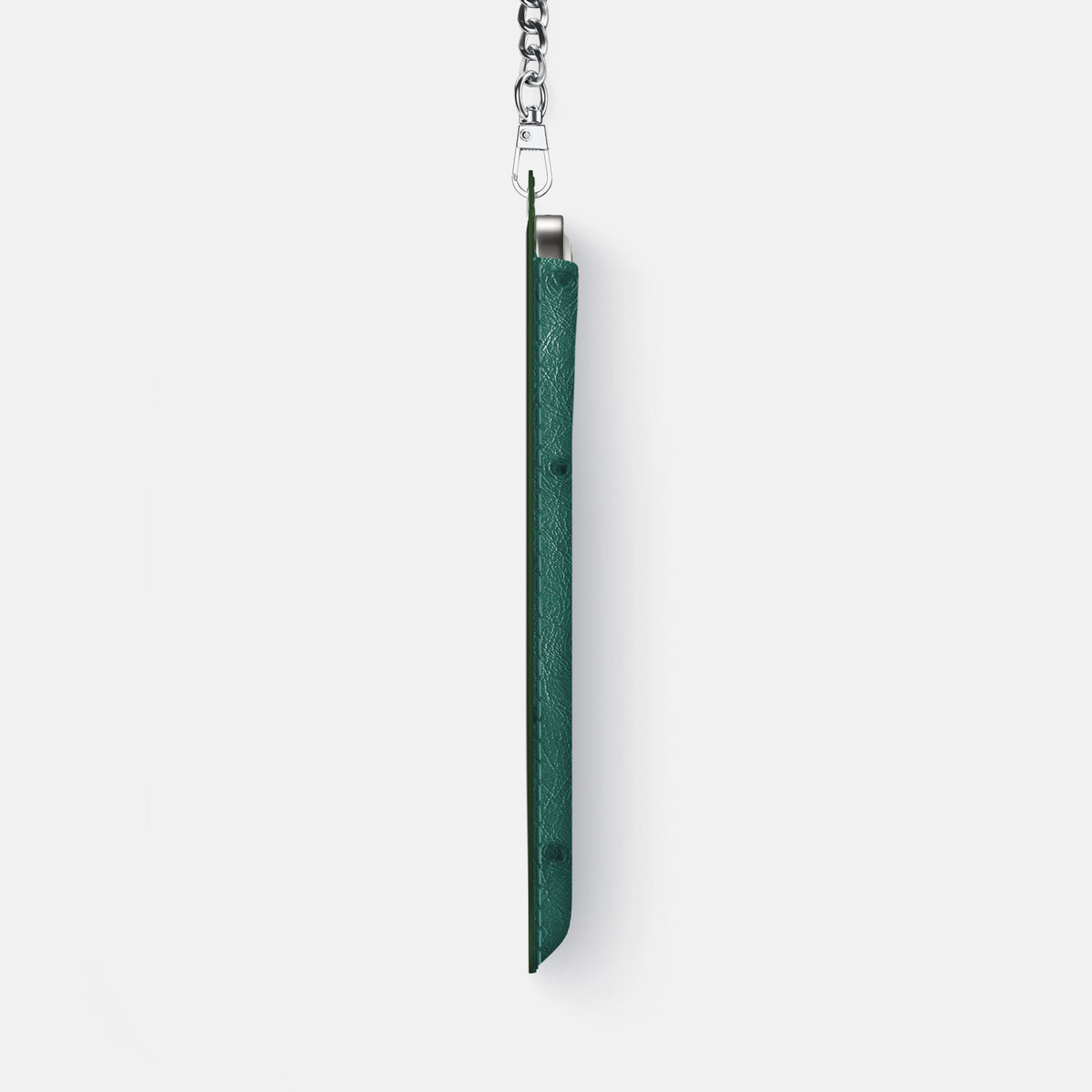 Crossbody Bag For iPhone 18 Pro Max In Ostrich -4 | Forest-Green-Steel