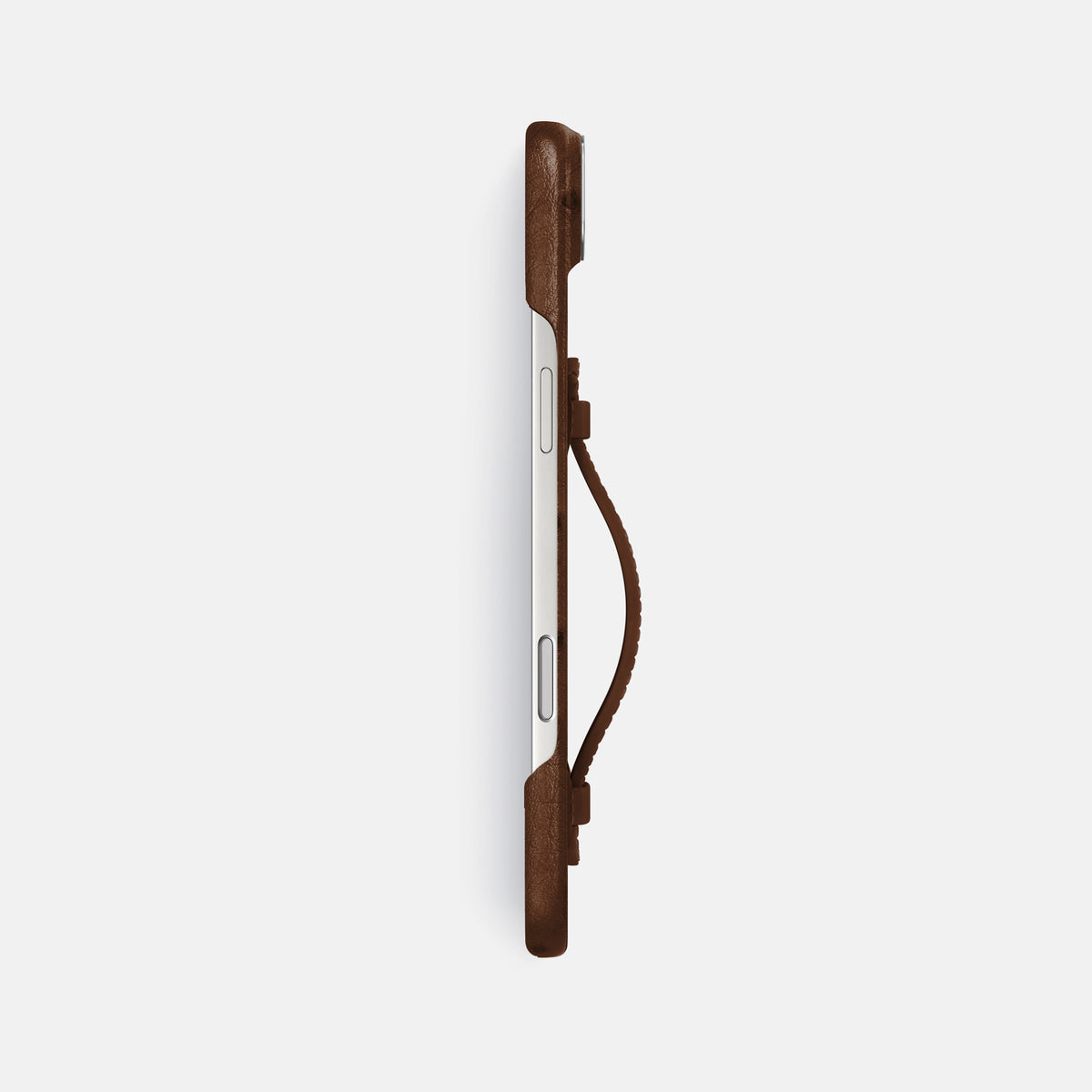 Center Handle For iPhone 17 Air In Ostrich -2 | Chocolate-Steel