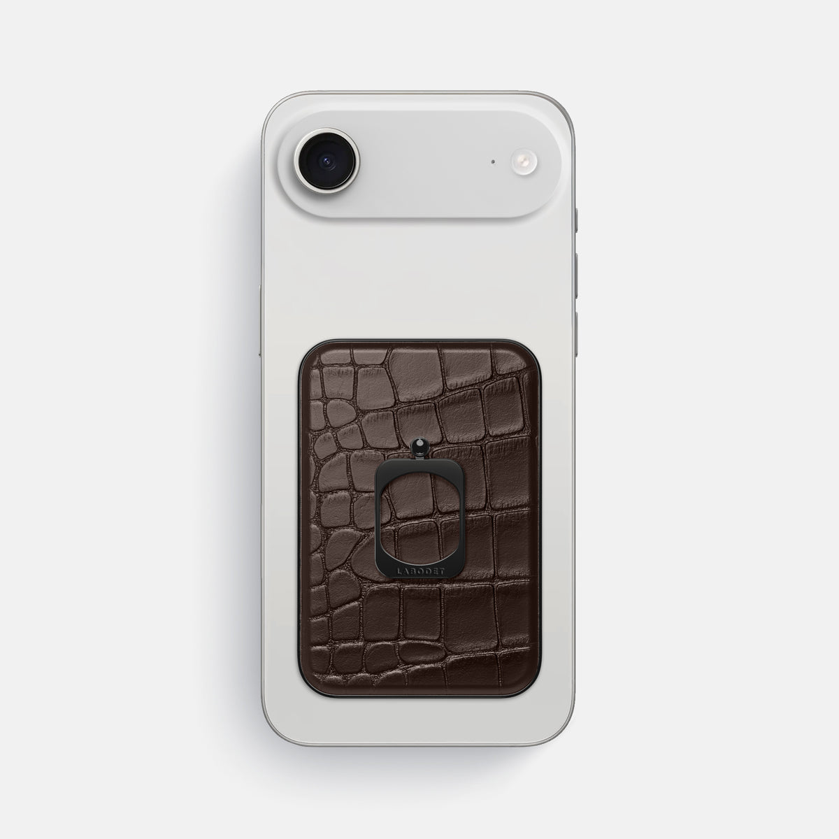 MagSafe Ring For iPhone 17 Air In Alligator -1 | Dark-Brown-Black