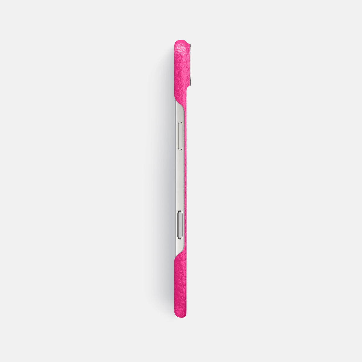 Classic Case For iPhone 17 Air In Calf -3 | Magenta-Steel