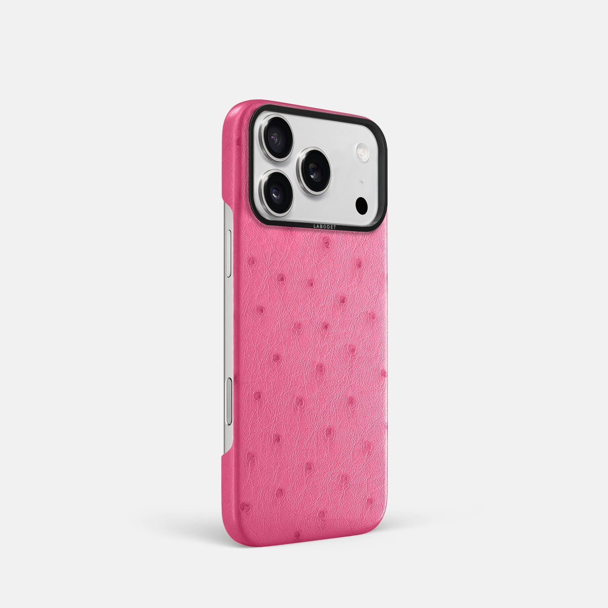 Classic Case For iPhone 18 Pro In Ostrich -2 | Pink-Black