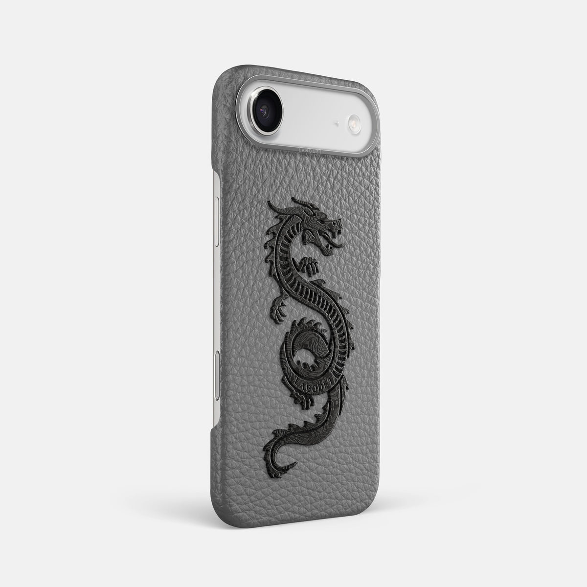 Classic Case With Carbon Dragon For iPhone 17 Air In Calf -2 | Souris-Steel