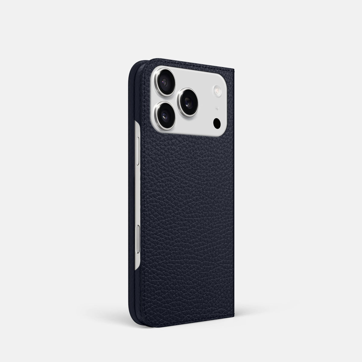 Folio Slim Case For iPhone 18 Pro In Calf -1 | Marine