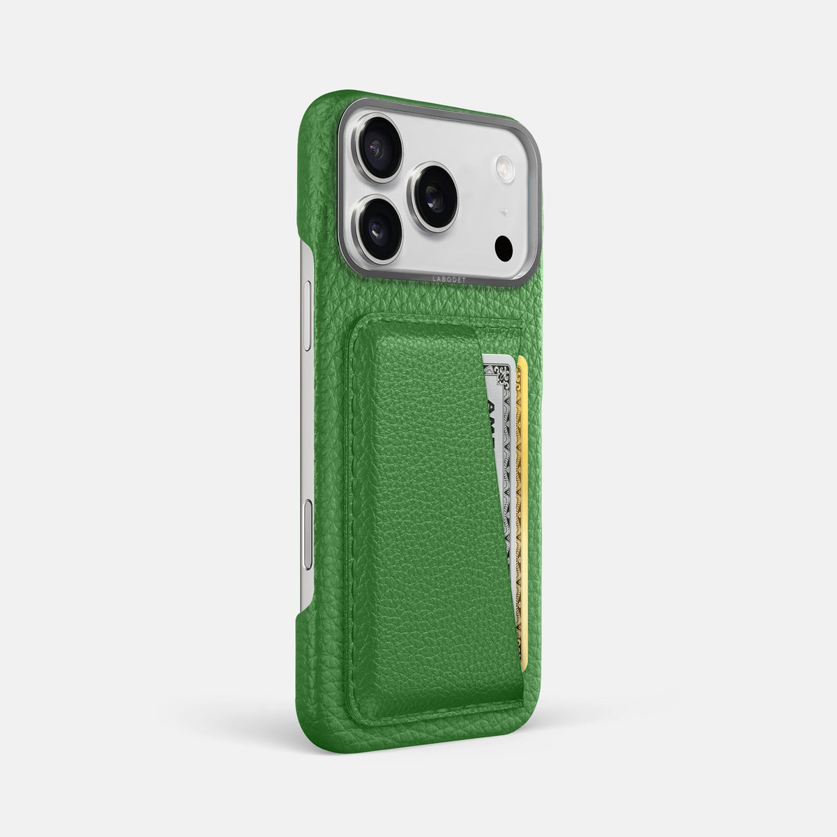 Double Card Case For iPhone 18 Pro Max In Calf -2 | Herb-Steel