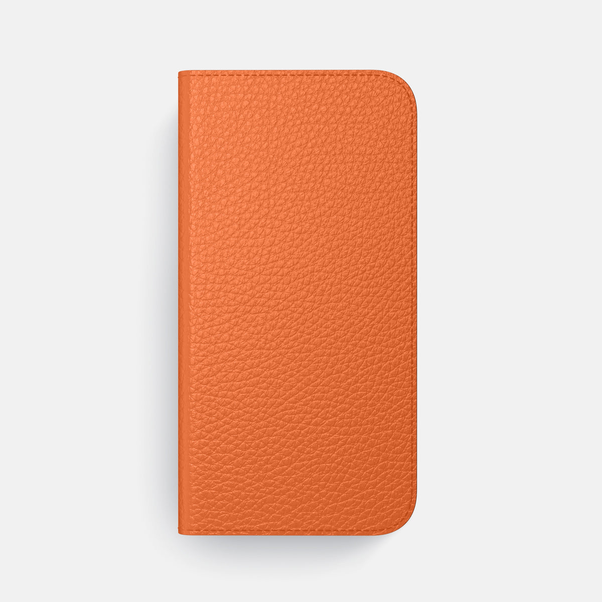 Folio Slim Case For iPhone 17 Pro Max In Calf -4 | Orange