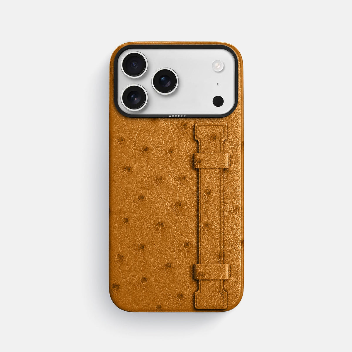 Handle Case For iPhone 18 Pro Max In Ostrich -1 | Chestnut-Black