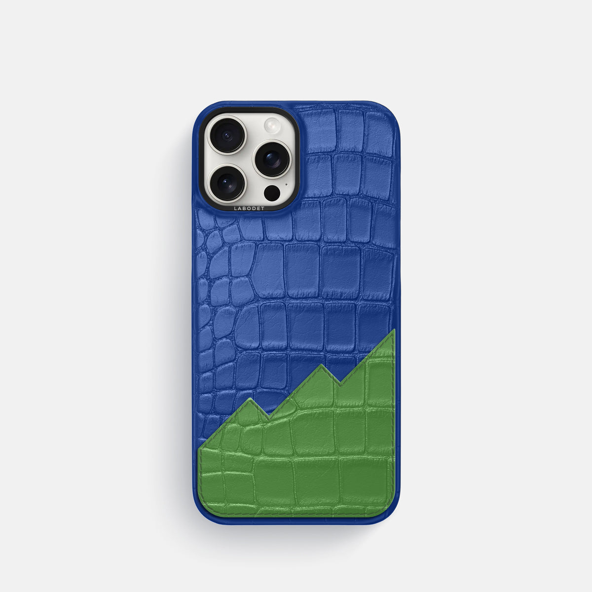 Classic Case With UpOnly For iPhone 16 Pro In Alligator -1 | Royal-Blue-Black