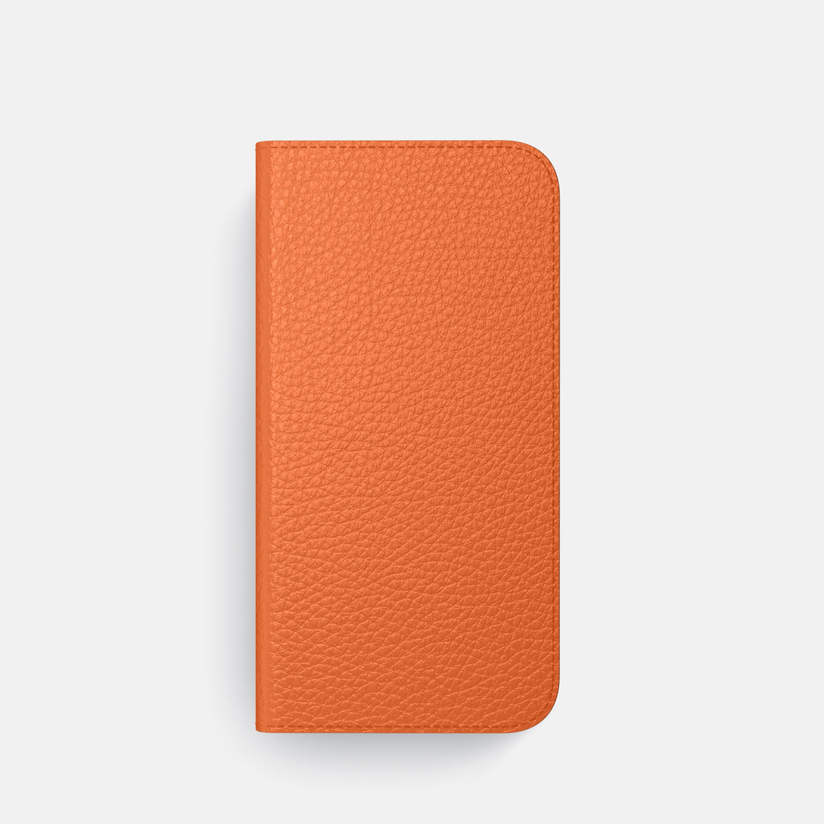 Folio Case For iPhone 17 Pro In Calf -4 | Orange-Black