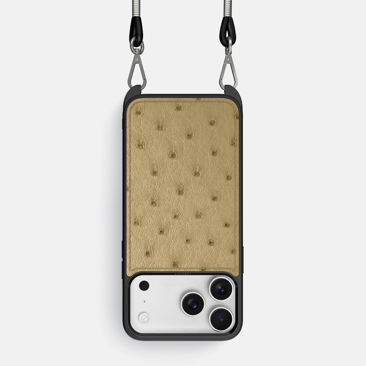Crossbody Sport Case For iPhone 17 Pro In Ostrich -1 | Desert-Sand
