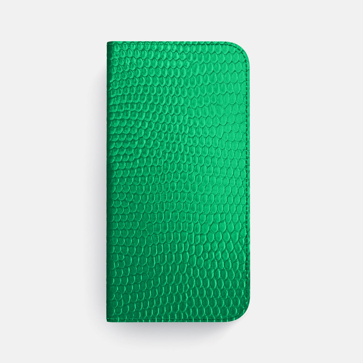 Folio Case For iPhone 18 Pro Max In Lizard -4 | Apple-Green-Steel