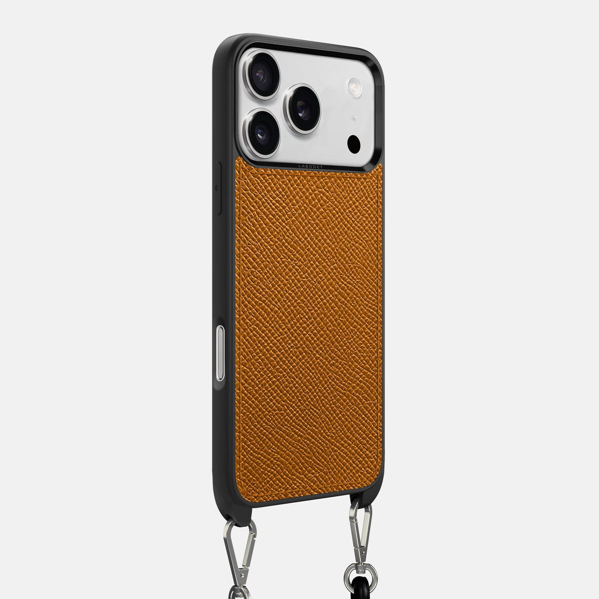 Crossbody Sport Case For iPhone 18 Pro Max In Epsom-Style Calf -2 | Whiskey