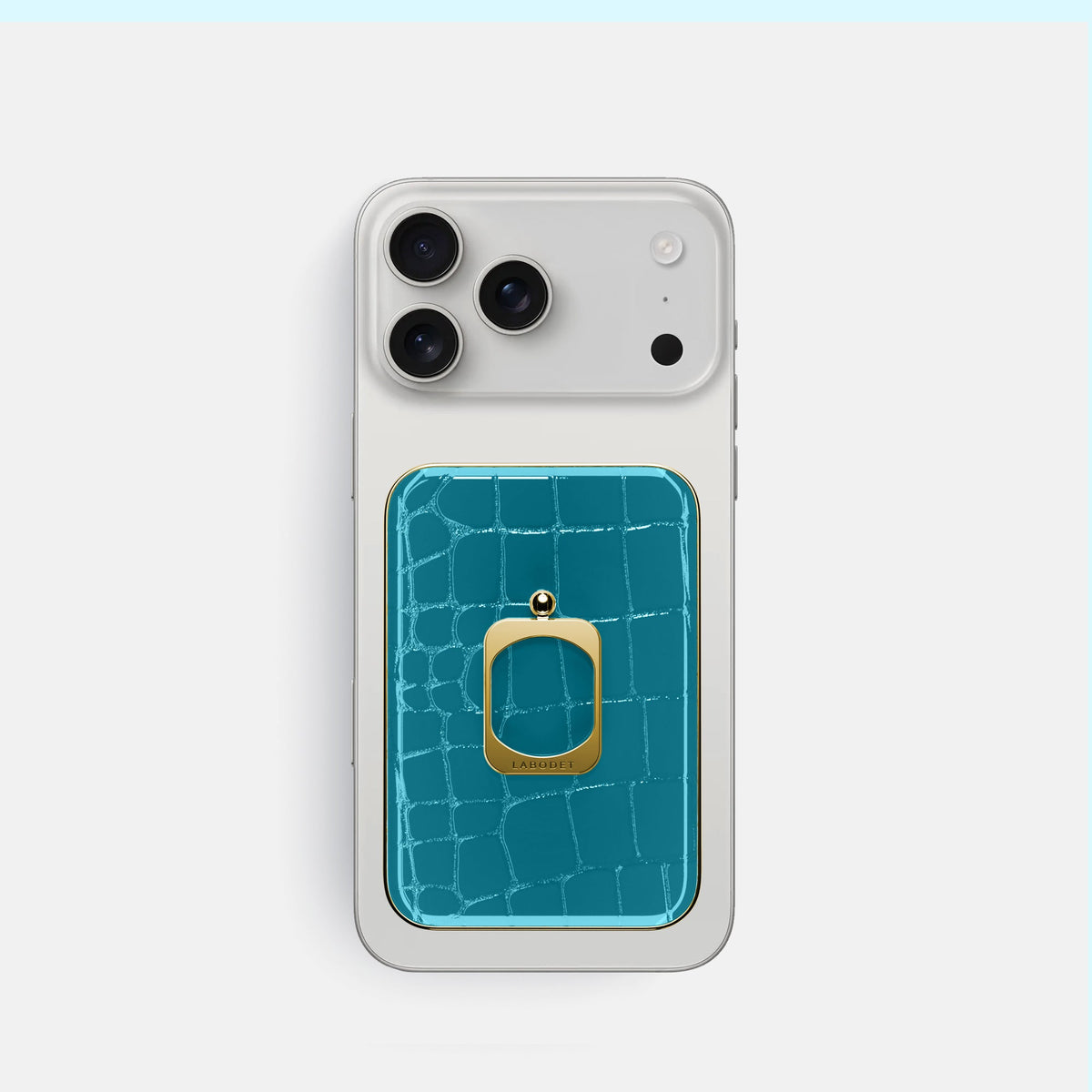 MagSafe Ring For iPhone 18 Pro In Shiny Alligator -2 | Curacao-Gold