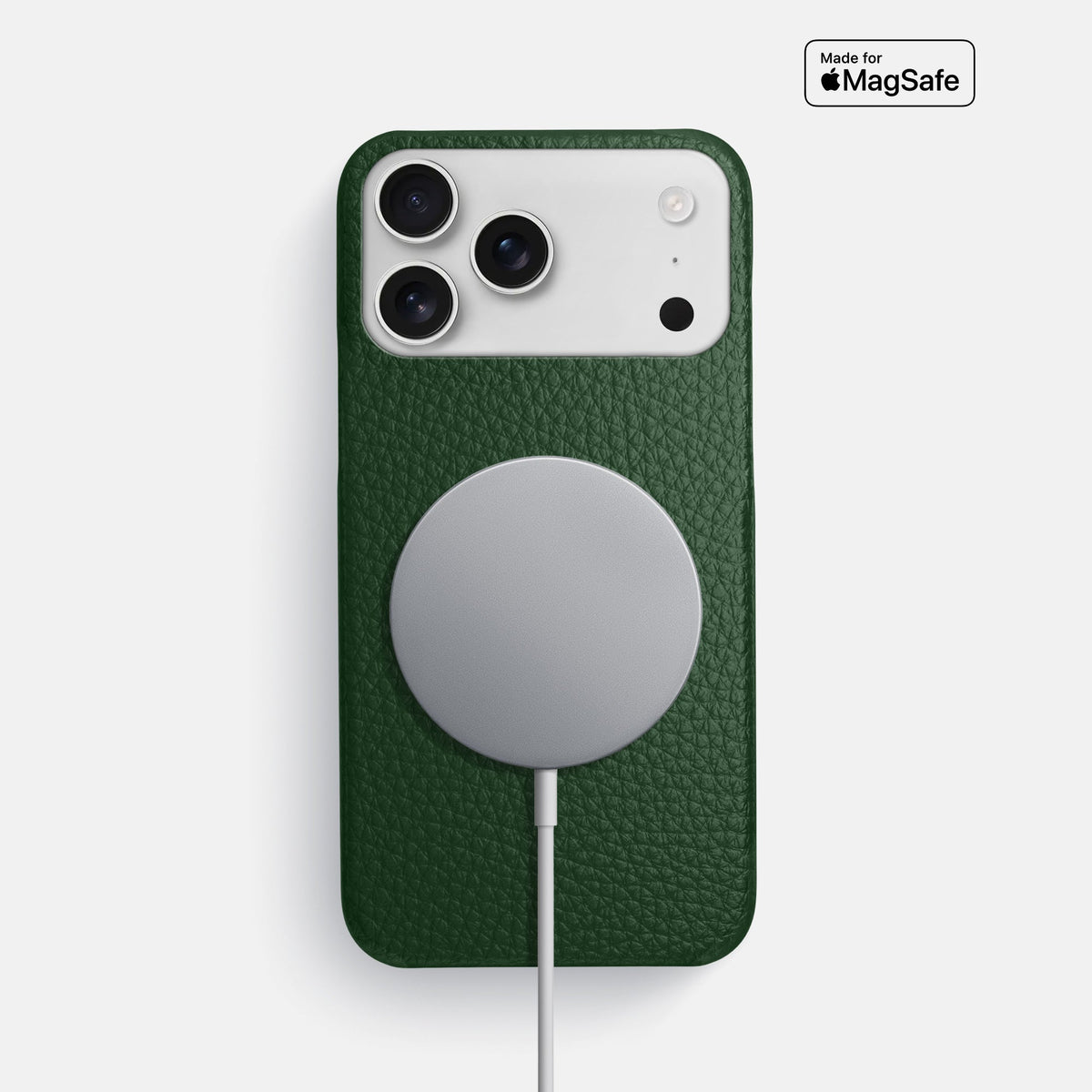 Slim Case For iPhone 18 Pro Max In Calf -5 | Dark-Green