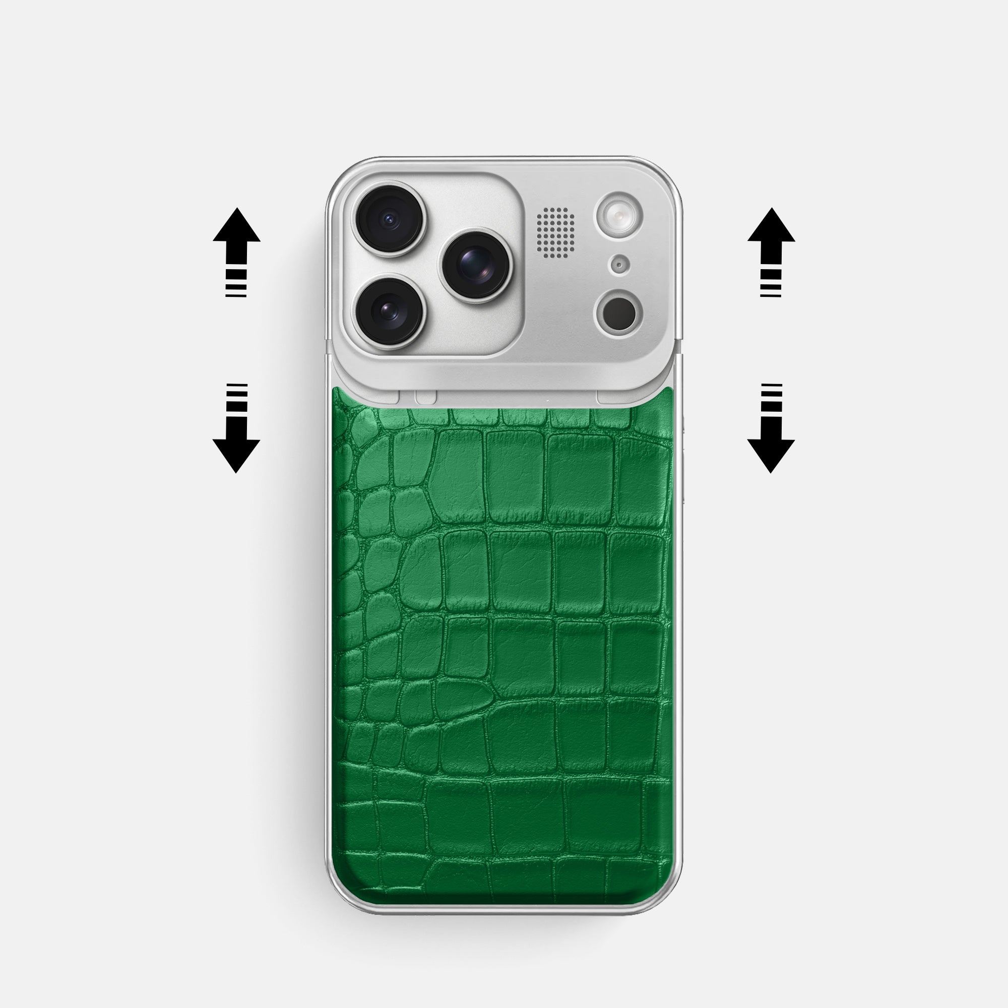 Metal Case For iPhone 17 Pro In Alligator · Labodet