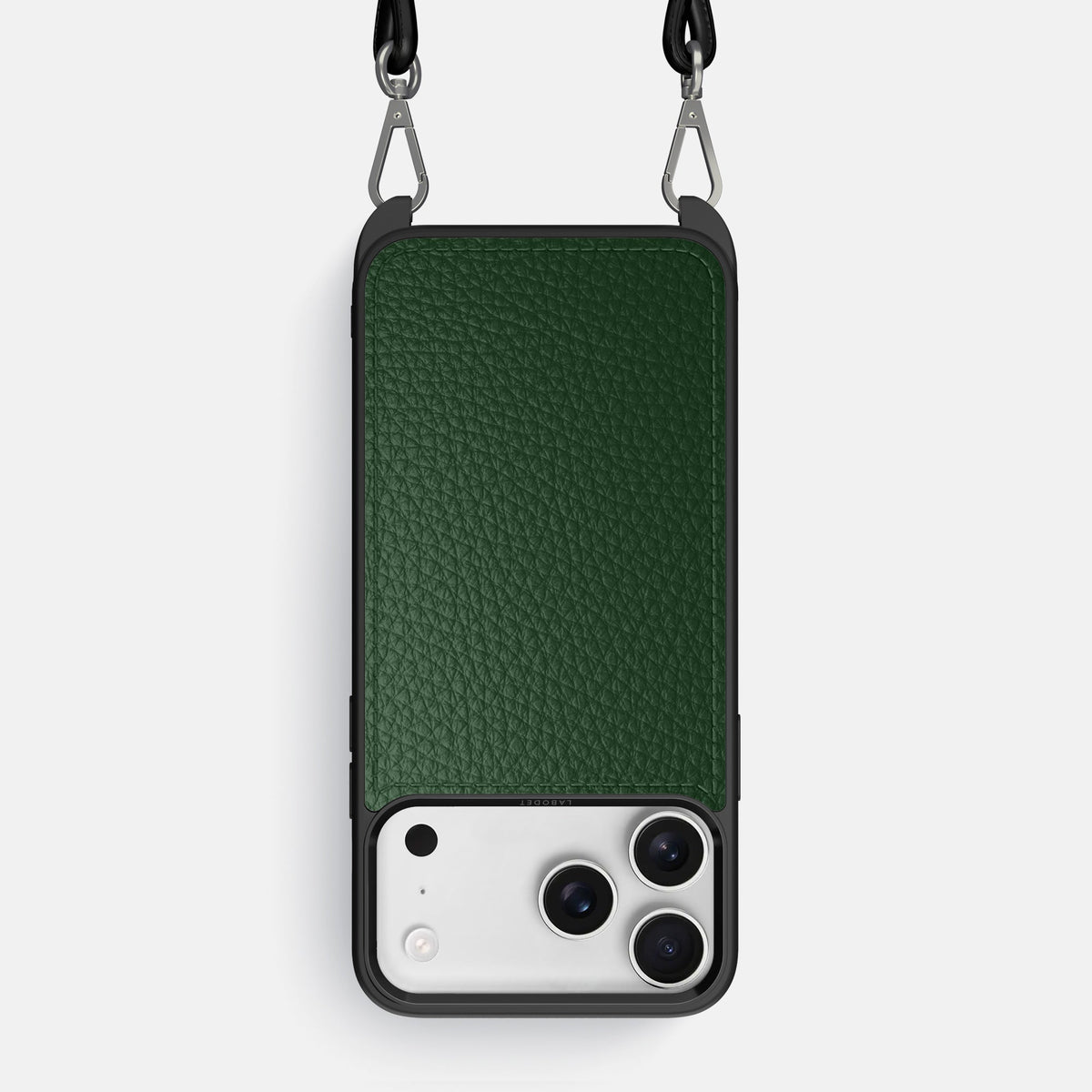 Crossbody Sport Case For iPhone 18 Pro Max In Calf -1 | Dark-Green