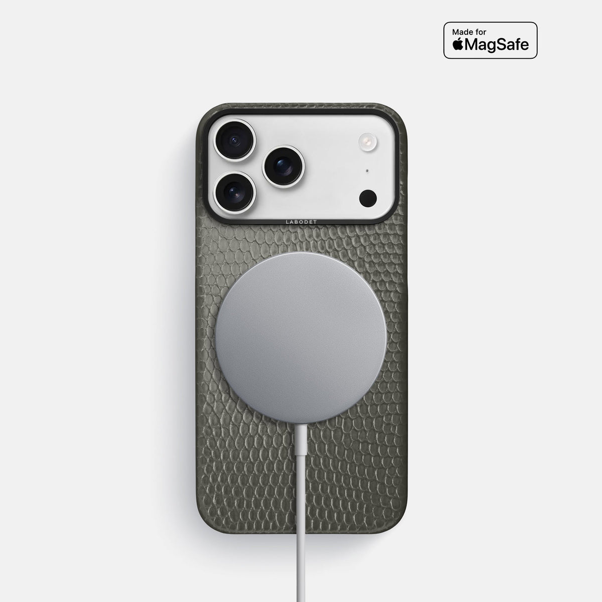 Classic Case For iPhone 18 Pro In Lizard -5 | Grey-Black