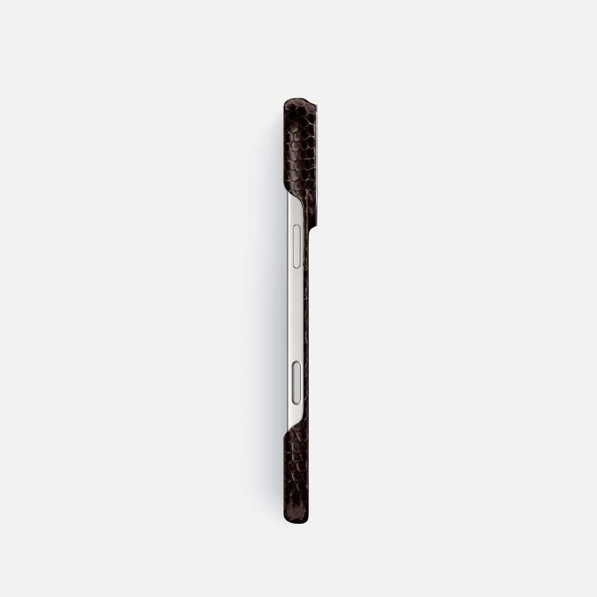 Classic Case For iPhone 18 Pro In Lizard -3 | Brown-Steel