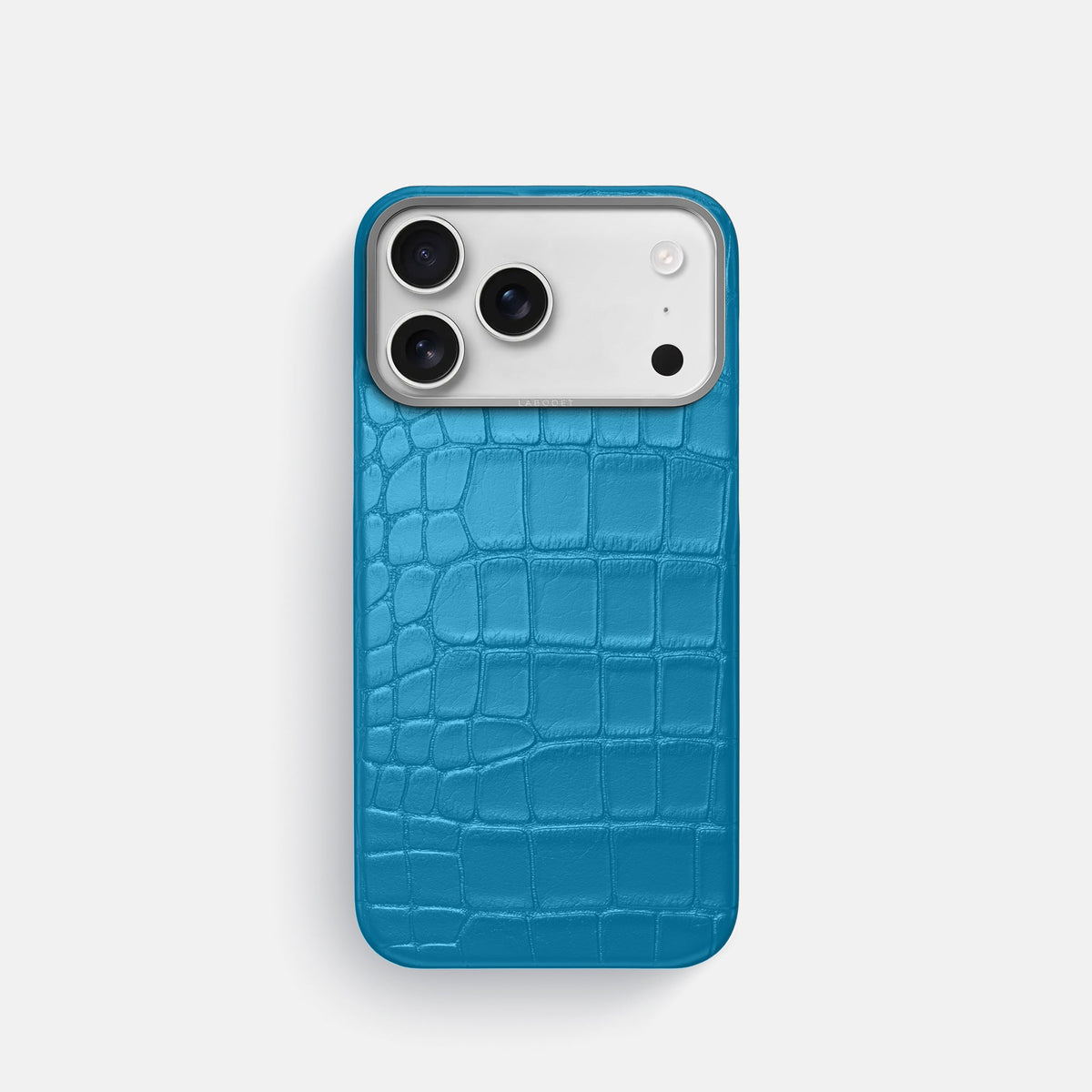 Classic Case For iPhone 18 Pro In Alligator -1 | Curaçao-Blue-Steel