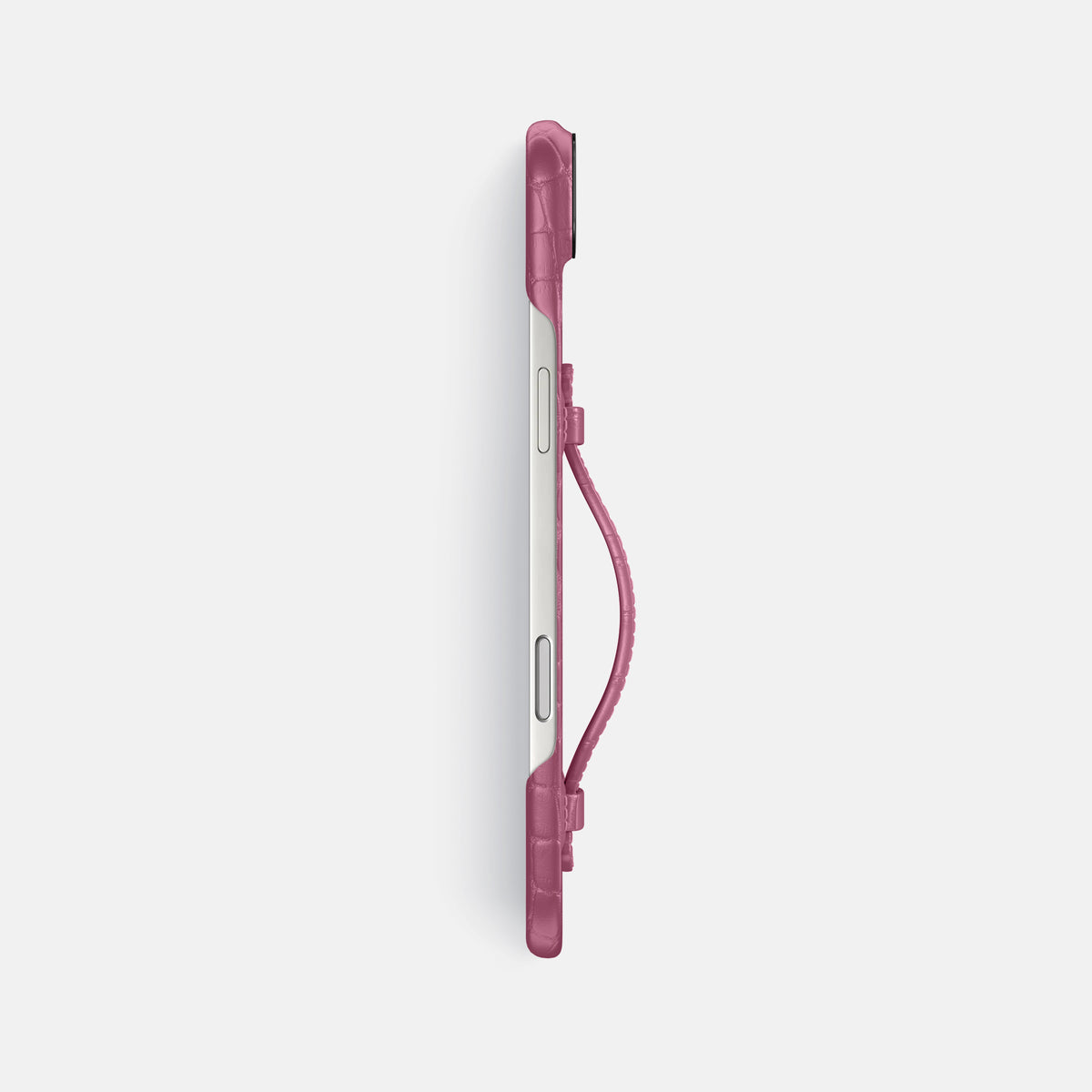 Center Handle For iPhone 17 Air In Alligator -3 | Pink-Lagoon-Black