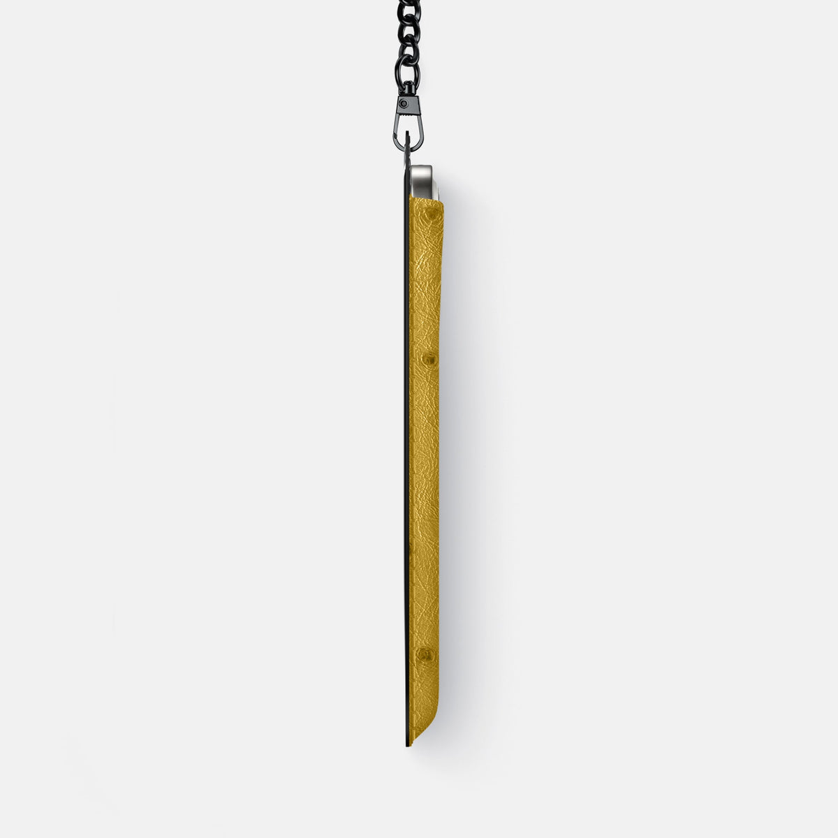 Crossbody Bag For iPhone 18 Pro Max In Ostrich -4 | Gold-Black